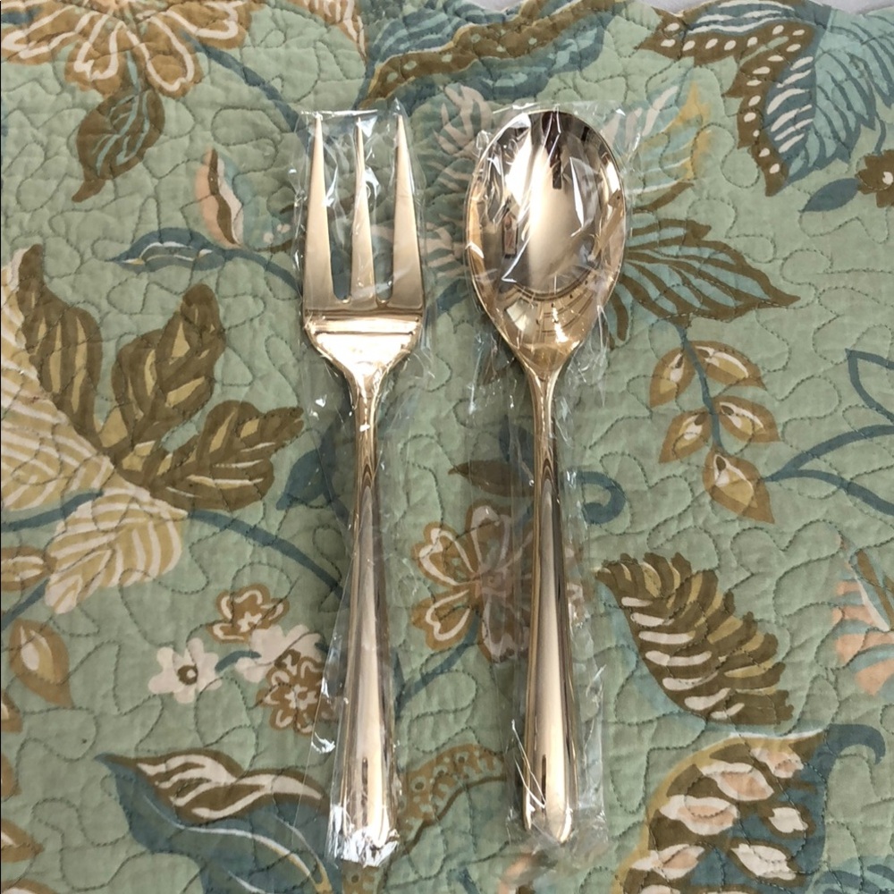 Williams Sonoma Serving Utensil Set by Cambridge Gold 2 Pcs.